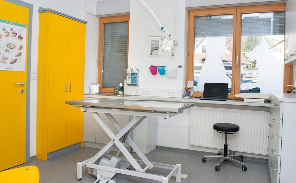 Praxisraum der Kleintierpraxis Anger